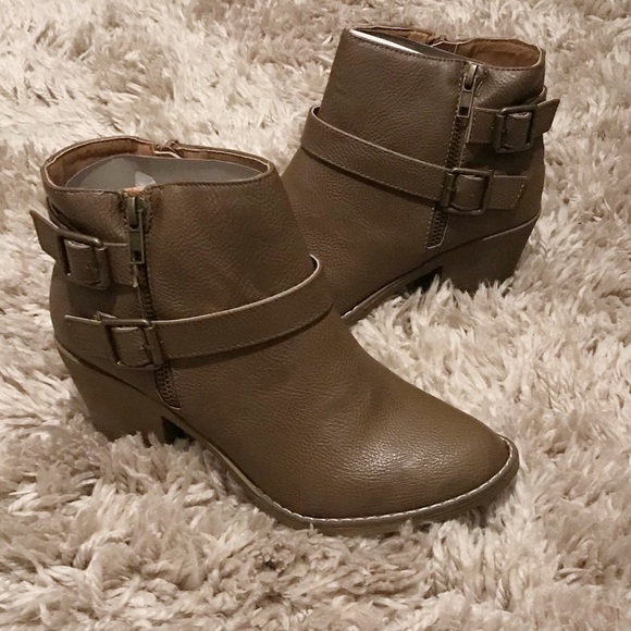 Brown Buckle Booties - Picture 3 of 5